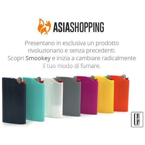 2 Posacenere Tascabili Smookey Ignifugo Porta Accendino Bic Mozziconi Vari Colori - Foto 3