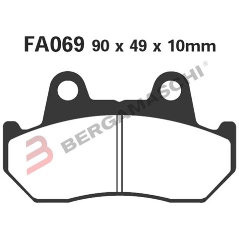 B1r R1206900 Pastiglie Honda Cx500-gl1000post. Fa069 - Foto 1