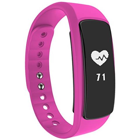 Mobile Fit Band Wristband Activity Tracker 0.96 Oled Senza Fili Ip67 Nero F-bandbp - Foto 1