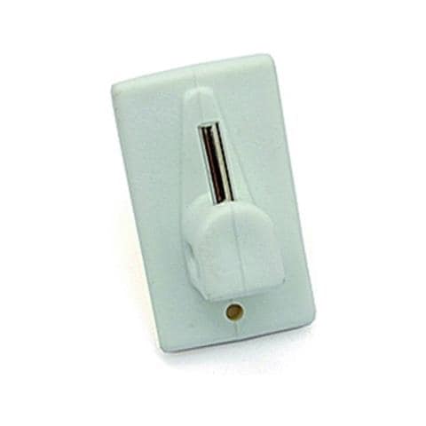 Gancio Bris Rettangolare - Colore Bianco - 4 Pezzi - Foto 1
