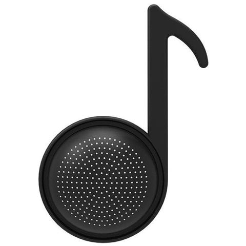 Scolapasta Dr. Drain Plastica Nero A Forma Di Nota Musicale - Foto 1