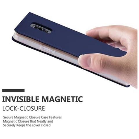 Custodia Compatibile Con Samsung Galaxy Note 4 In Classy Blu Scuro - Coperchio Protettiva Con Chiusura Magnetica, Funzione Stand E Tasca Per Le Carte - Foto 9