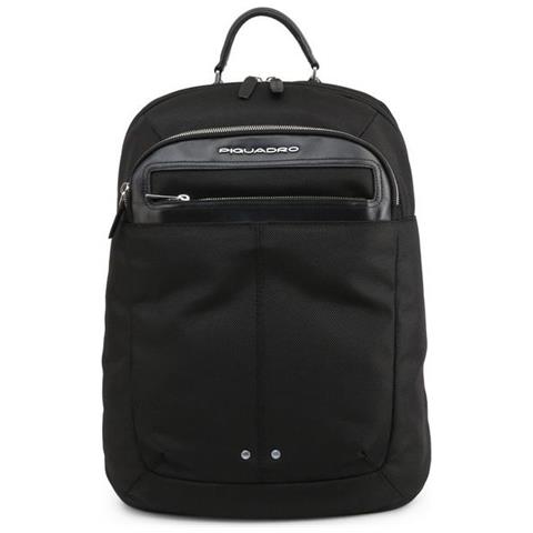 North Face Zaino Portapc PIQUADRO In Tessuto E Pelle, Per