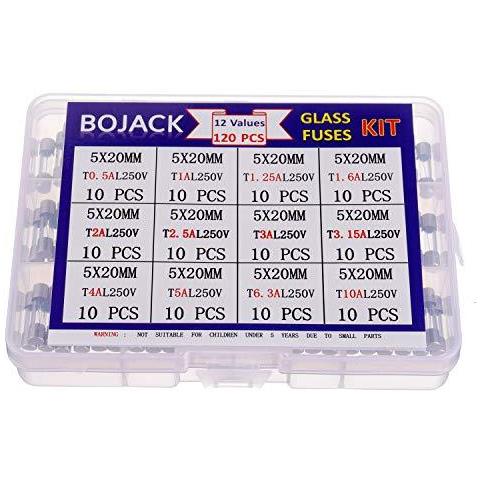 12 Valori 120pcs Colpo Lento Fusibili Vetro Assortimento Kit 5x20mm 250v T0.5a 1a 2a 1.25a 16a 25a 3a 4a 5a 3.15a 6.3a 10a Packag In Una Scatola Di Plastica Trasparente - Foto 4