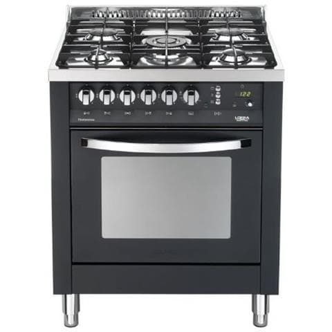 Forno a Gas Nera con Funzione Elettrico a 9 Programmi 8022389008721 - Foto 1