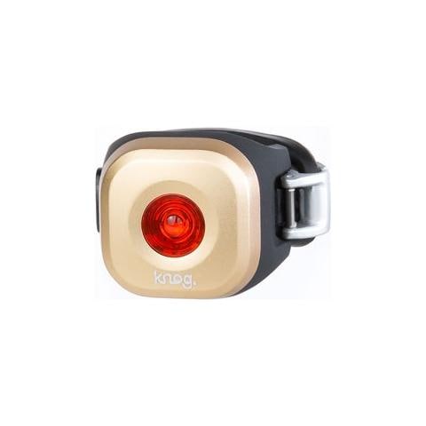 Luce Posteriore a LED Bianco per Bici Colore Oro - Foto 1