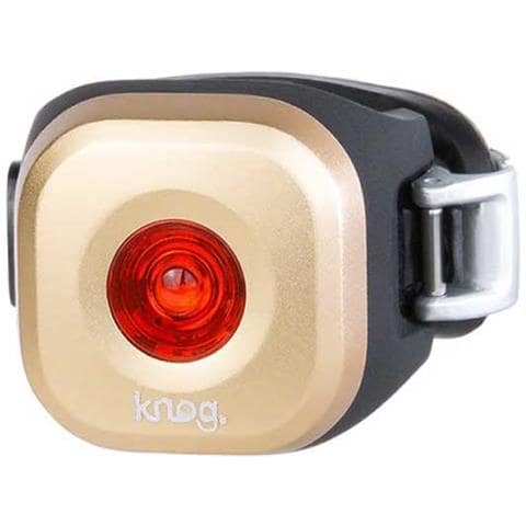 Luce Posteriore a LED Bianco per Bici Colore Oro - Foto 2
