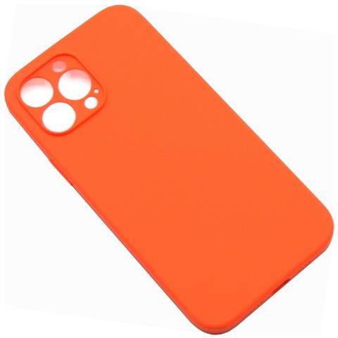 Custodia Tpu Silicone Lite Cover Soft-case Per Apple Iphone 13 Pro Max Orange - Foto 1
