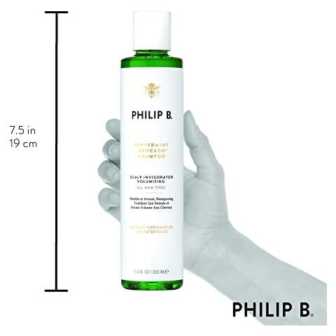Pepperment Avocado Shampoo Shampoo Volumizzante E Chiarificante Rinfresca Il Cuoio Capelluto E Pulisce In Profondità I Capelli, 74 Oz - Foto 2