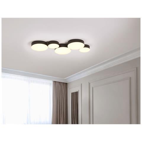 Lampadario A Led Luga Metallo Nero - Foto 1