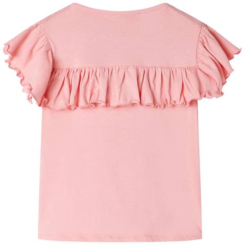 Maglietta Da Bambina Rosa Medio 116 - Foto 2