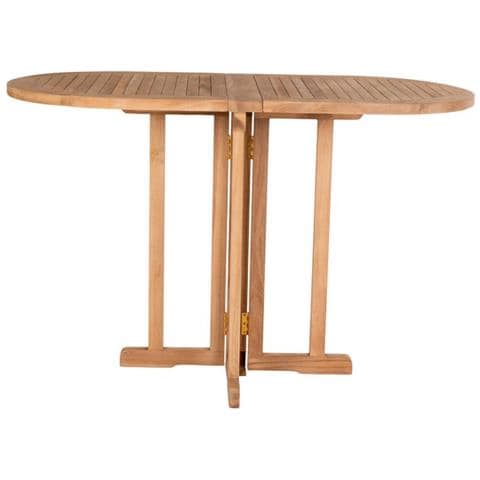 Tavolo Da Giardino Huelva - Marrone - Legno - 120x60x75 Cm - Foto 1