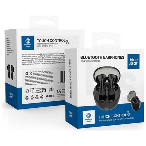 Auricolare Bluetooth 5.4 Tws Bk99 Stereo In-ear Black Per Smartphone - Foto 5