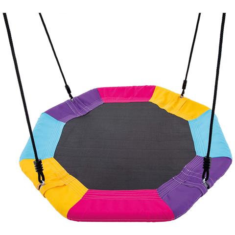 Altalena Da Giardino 2 Giochi Seggiolino E Dondolo Ottagonale Per Bambini 3-10 Anni Intex 44126 - Foto 2