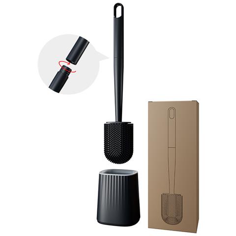 Scopino Per Wc Con Manico Lungo E Gancio Per Riporre Black - Foto 3