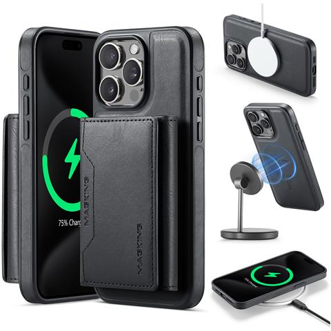 Custodia Porta Carte Magnetica Per Samsung Samsung Galaxy S23 Ultra - Foto 2