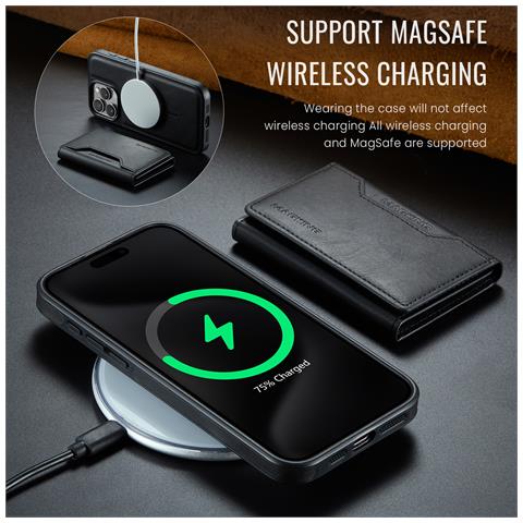 Custodia Porta Carte Magnetica Per Samsung Samsung Galaxy S23 Ultra - Foto 7