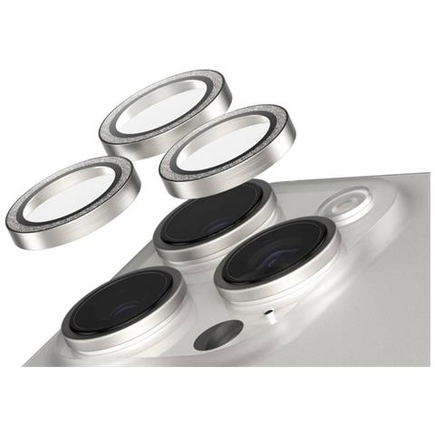 Lens Protector Per Iphone 16 Pro/16 Pro Max Safe, Argento - Foto 2