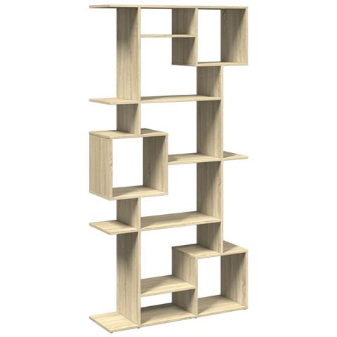 Libreria Rovere Sonoma 92x29x188 Cm In Legno Multistrato - Foto 2