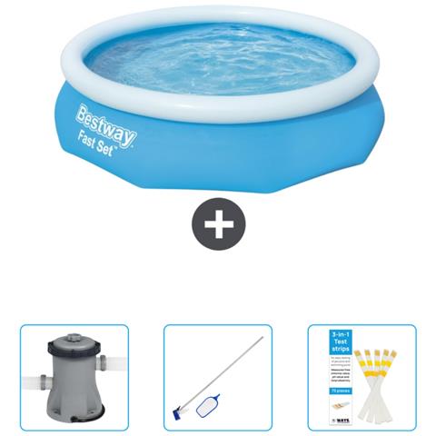 Piscina Fuori Terra - In Giro - 305x76 Cm - Blu - Include Accessori Coordinati Cb46 - Foto 1