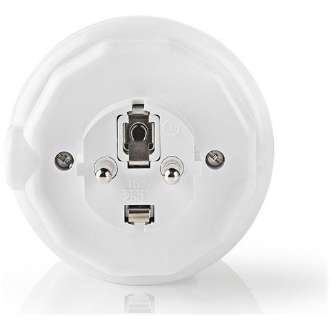 Luce Notturna A Led Tattile Con Sensore E Presa Di Corrente 3680w, Bianco - Foto 2