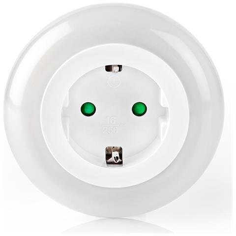 Luce Notturna A Led Tattile Con Sensore E Presa Di Corrente 3680w, Bianco - Foto 1