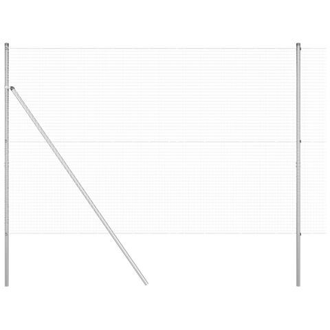 Recinzione in Filo Saldato con 13 Posti 1.5x50 m in Acciaio Zincato - Foto 1