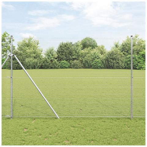 Recinzione in Filo Saldato con 13 Posti 1.5x50 m in Acciaio Zincato - Foto 2