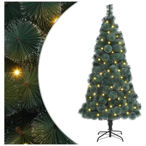Albero di Natale 300 LED Verde 180 cm PET - Foto 1