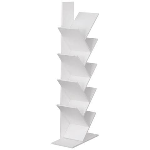 Libreria Inclinata A 8 Ripiani Bianco Simone - Foto 1