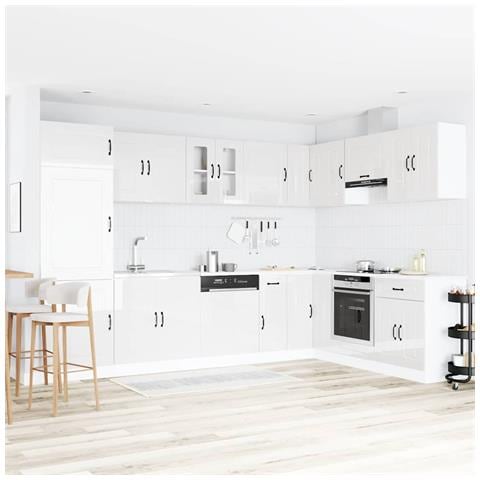 Mobile da cucina Kalmar 2 pcs Bianco 80 x 46 x 81.5 cm - Foto 2