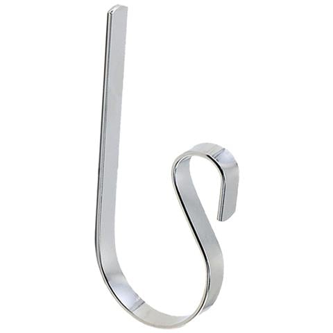 Set Di 10 Ganci In Acciaio Inossidabile Da 12 Cm - Appendi Calze Natalizie E Da Camino Silver - Foto 2