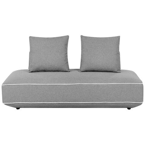 Chaise Longue Seillans Tessuto Grigio - Foto 2