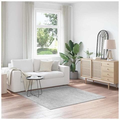 Tappeto Grigio 160 x 160 cm Polipropilene - Foto 2