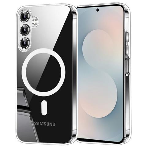 Clear Mag Mid Custodia Tpu Cover Case Compatibile Con Magsafe Per Samsung Galaxy S25 Fe - Foto 5