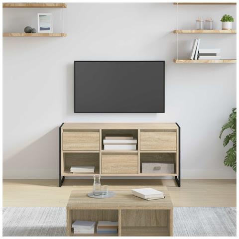 Mobile TV Sonoma 100 x 36 x 49,5 cm Legno multistrato - Foto 2