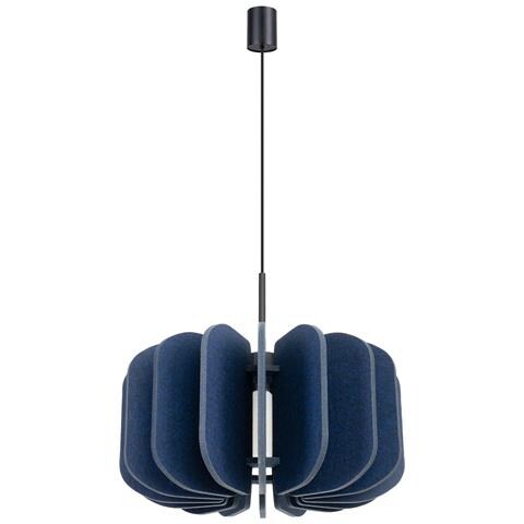 Lampada A Sospensione Mula 45 Navy Sl. 1862 - Moderno Lampada A Sospensione Blu Navy /nero 146x45x45 Cm - Foto 2