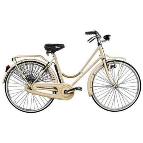 Bici Misura 26 Da Donna Linea R Freni A Bacchetta Bicicletta Tradizionale R26d Retro 1v Luci Con Dinamo E Filetti Oro - 47 Nero - Foto 3