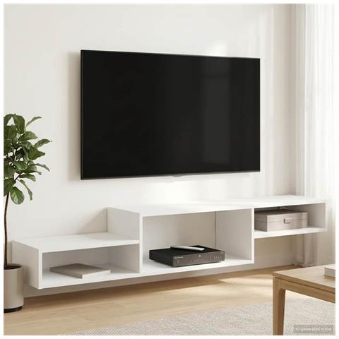 Mobile TV da Parete A parete Bianco 150 x 28 x 26 cm - Foto 2