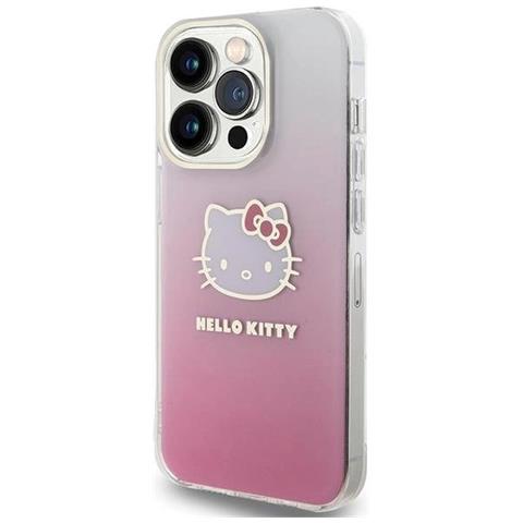 Hello Kitty Iml Gradient Electrop Kitty Head Case Per Iphone 15 Pro Max - Rosa - Foto 7
