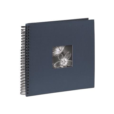 Fine Art spirale blu 36x32 50 pagine nere 090142 - Foto 2