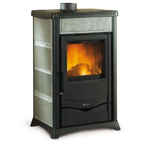 Stufa a Legna Rossella Plus Potenza Termica Nominale 8 kW 229 m3 Riscaldabili Colore Pietra Naturale - Foto 1