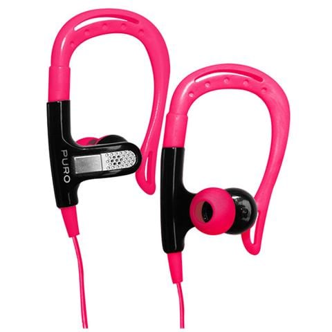 Auricolare Stereo IN-Ear ''sport'' Earhook Cavo Rotondo + Tasto Risposta Ro - Foto 1