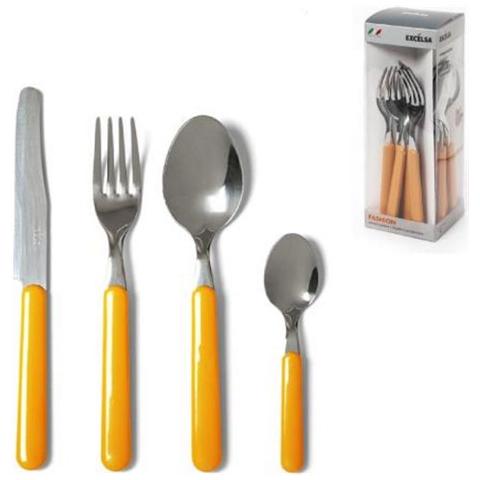 Set 24 Posate Fashion Arancio - Foto 1