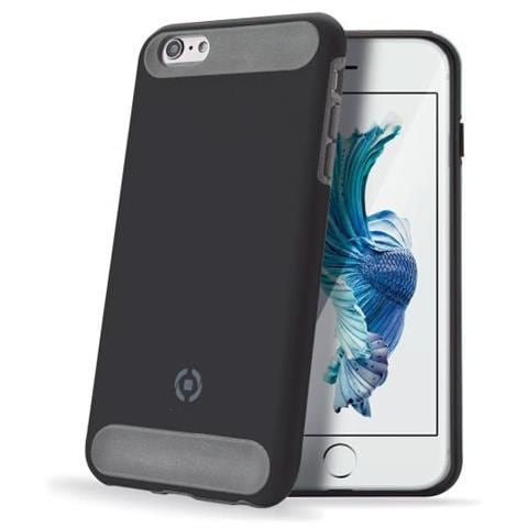 Cover in TPU Rock per iPhone 6 / 6S Plus Colore Nero / Grigio - Foto 1