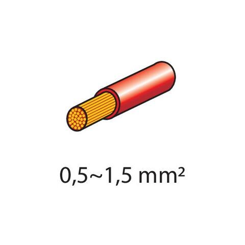 Kit 20 Capicorda Piatti Rossi Misura: 2,8 X 0,5mm - Foto 2