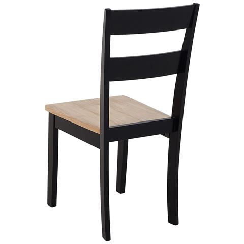 Tavolo Da Pranzo 6 Sedute Legno / nero Georgia - Foto 17