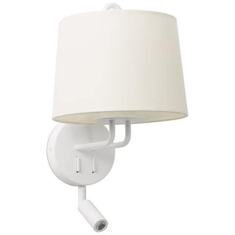 Lampada Da Lettura Lampada Da Parete Bianca, E27 - Foto 1