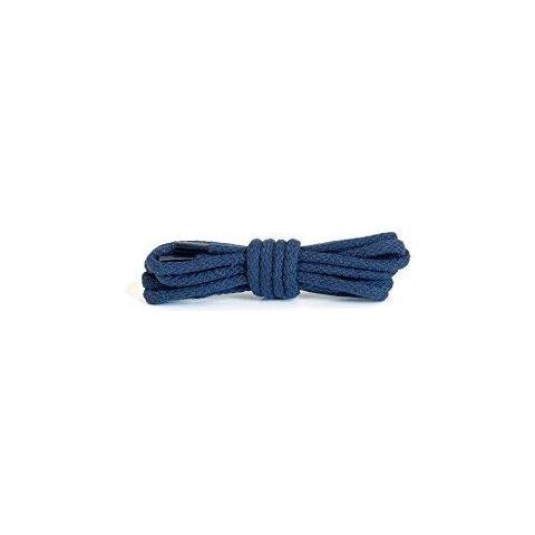 Rotondo Laces Durevoli 100 Cotone Lacci Della Scarpa Qualit A Calzature Casual Made In Europa 1 Coppia Molti Colori E Lunghezze (90 Cm - 36 Pollici - 5 A 6 Occhiello Accoppiamenti 57 - Navy)  - Foto 1