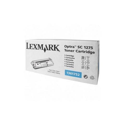 1361752 Toner Originale Ciano per Lexmark SC 1275 / SC 1275c Capacità 3500 Pagine - Foto 1
